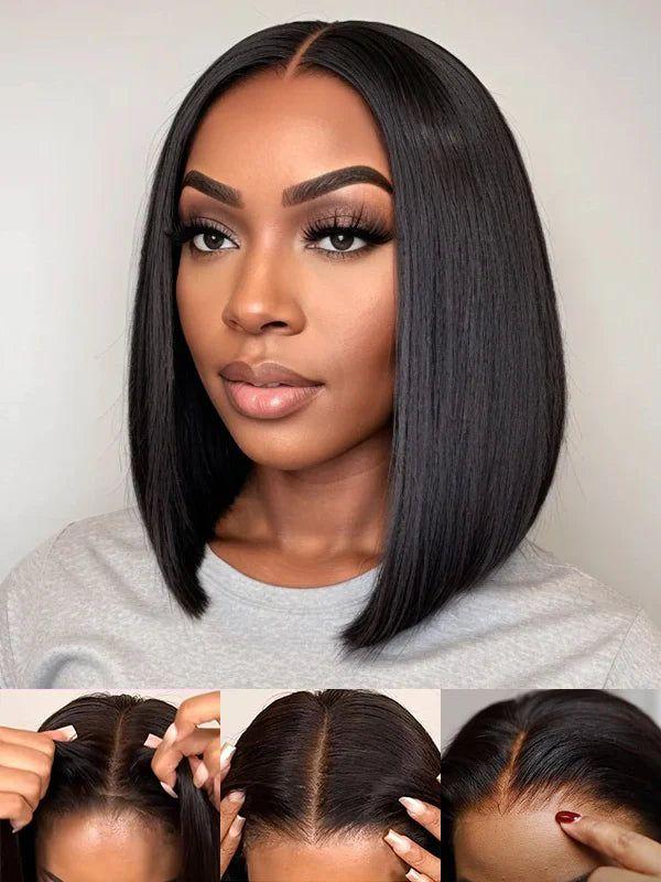 Pre everything Wig 2.0™| Nadula 13x4 Straight Bob Real Ear