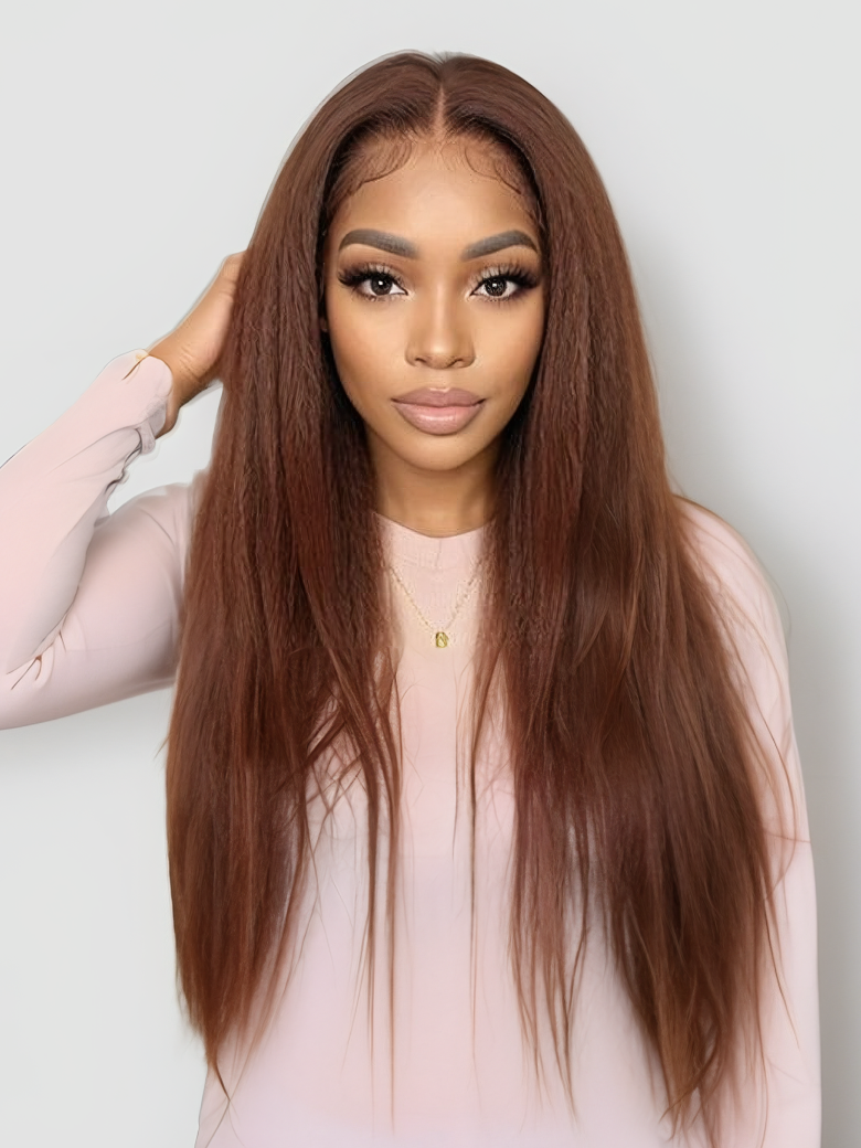 Bye Bye Knots Wig 2.0™ | Nadula 7x5 Reddish Brown3