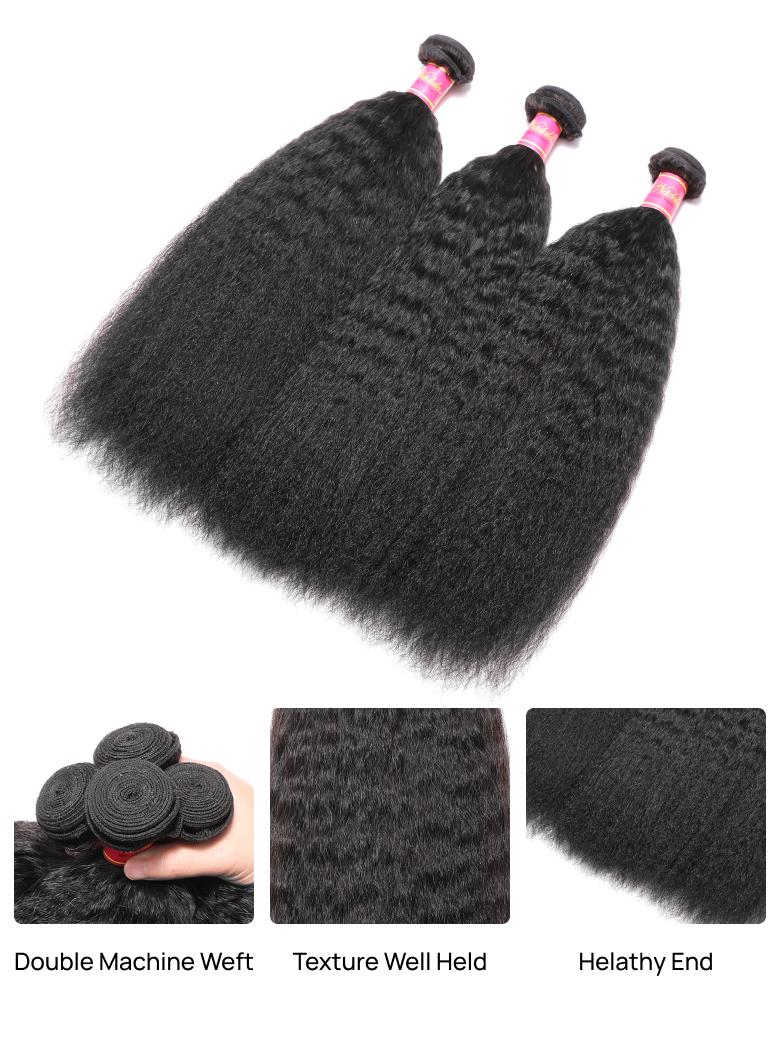 Nadula Soft Virgin Kinky Straight Hair Weave 4 Bundles Unprocessed2