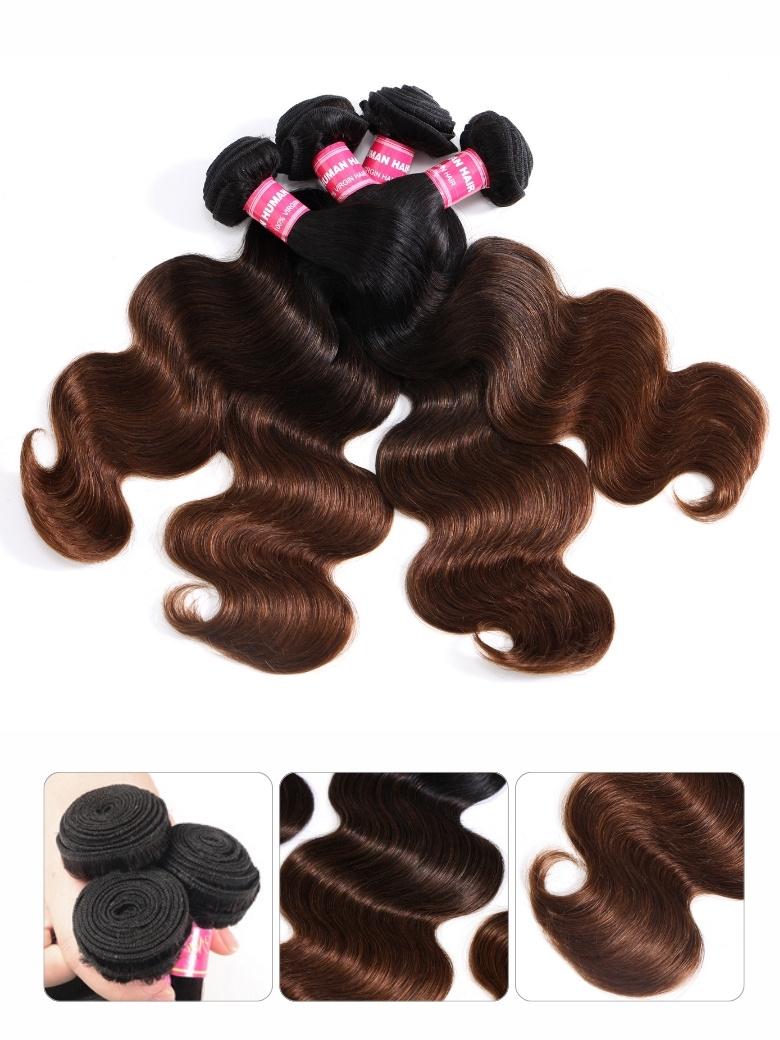 
    Nadula Quality Brazilian Hair 4 Bundles Pcs Natural Black Virgin Brazilian Hair Body Wave Human Hair Weaving