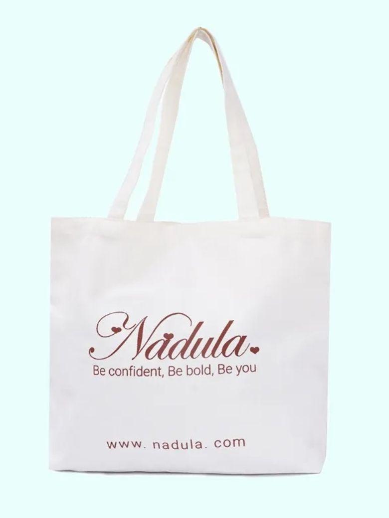 Nadula Canvas Reusable Shopping Bags Women Shoulder Bags