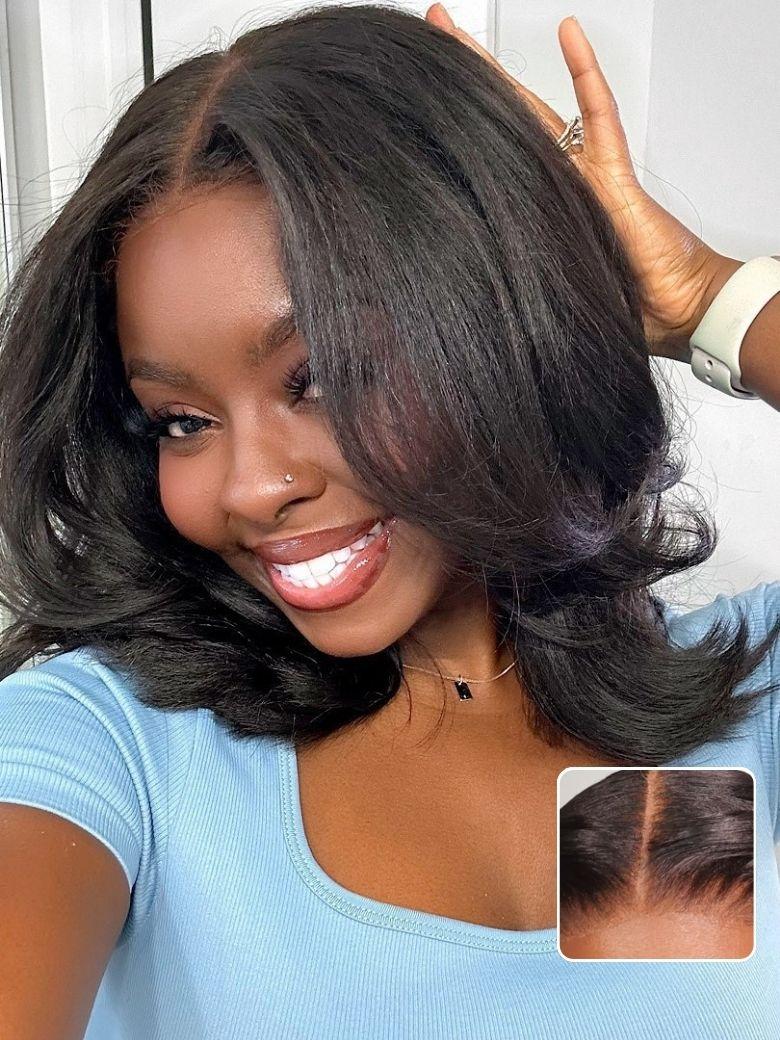 Nadula Bye Bye Knots Yaki Straight Bob Wig 7x5 Pre-Bleached2