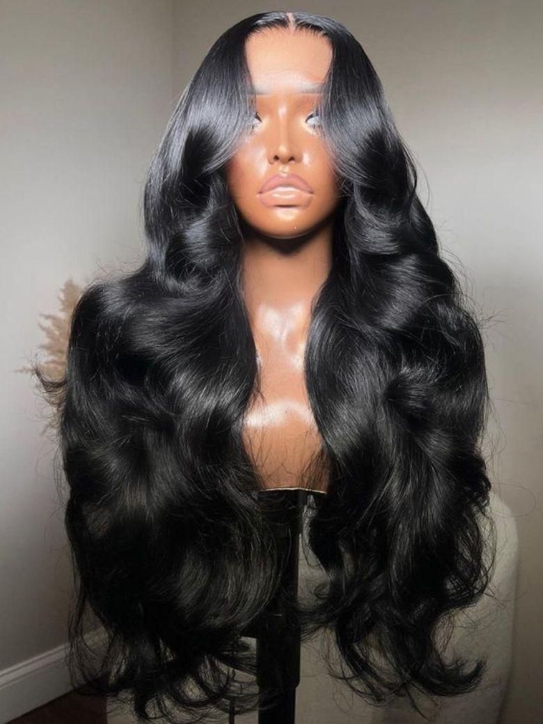 
    Nadula Flash Sale 13x4 Byebye Glue Front Body Wave Pre-Cut Ear to Ear Lace & Zero-Glue Install Lace Front Wig