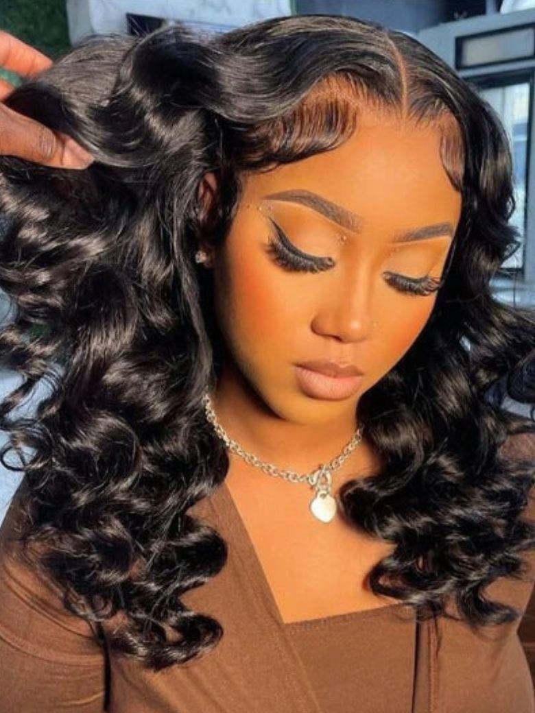 Nadula 13x4 Lace Frontal Free Part Loose Wave Virgin Human Hair