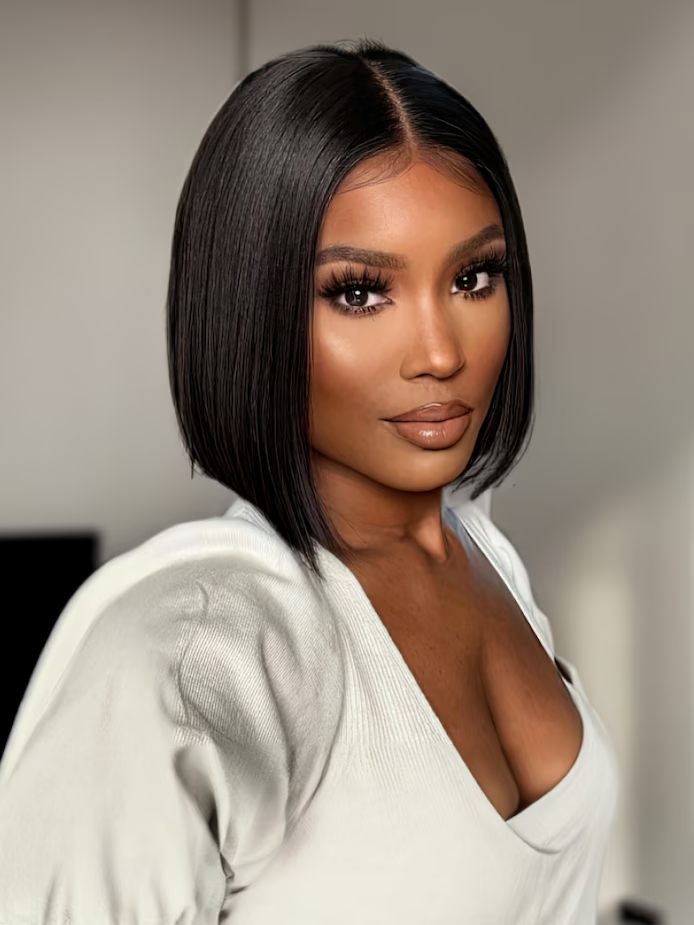 
        Kie's Same | Nadula Bye Bye Knots 7x5 Pre-Bleached Natural Looking Yaki Bob Glueless Straight Wig    