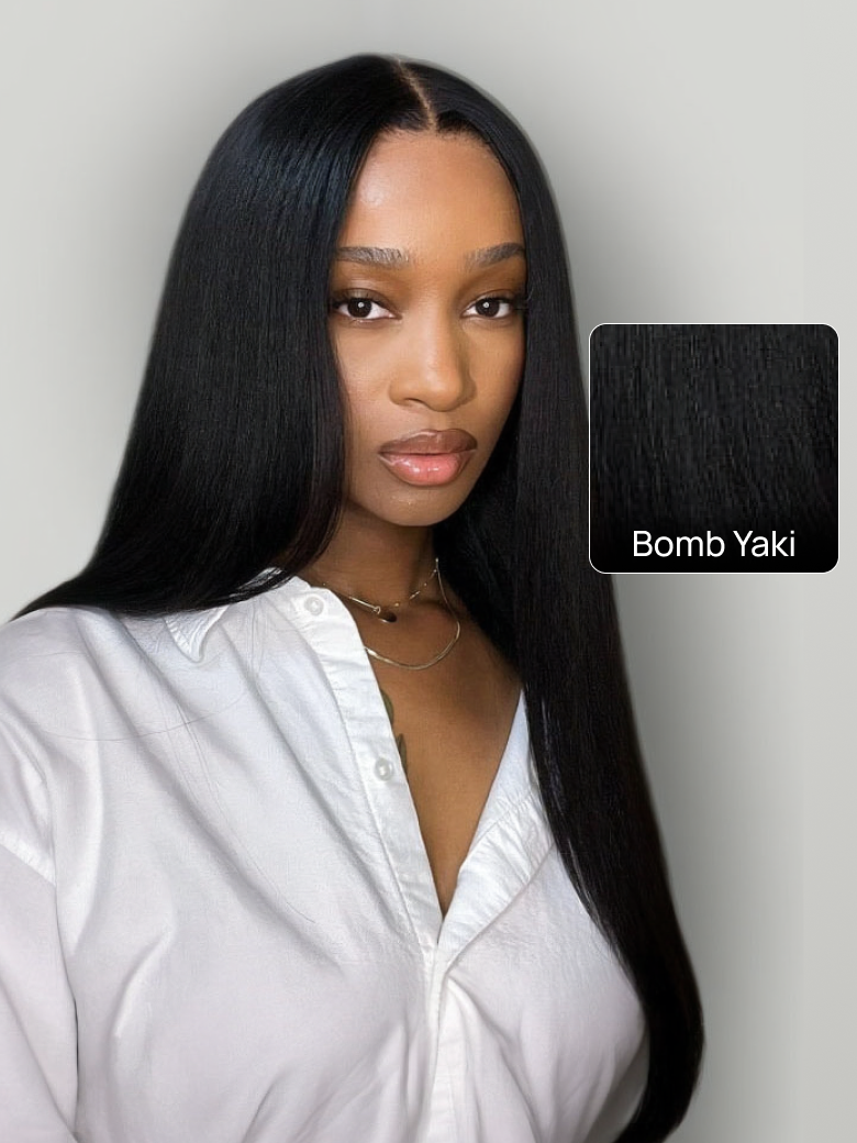 Nadula 13x4 Transparent Lace Front Straight And Yaki Style Real2