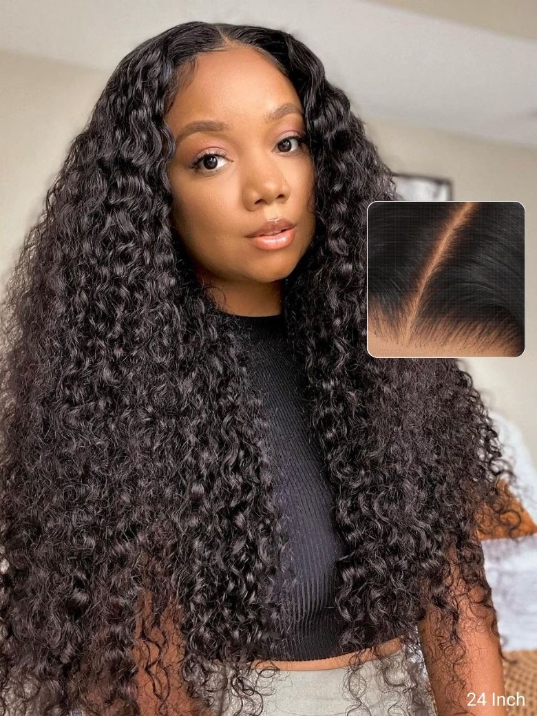 
    BOGO | Nadula 7x5 Invisible Knots Water Wave Put On and Go Glueless Lace Wig Natural Hairline For Special Offer