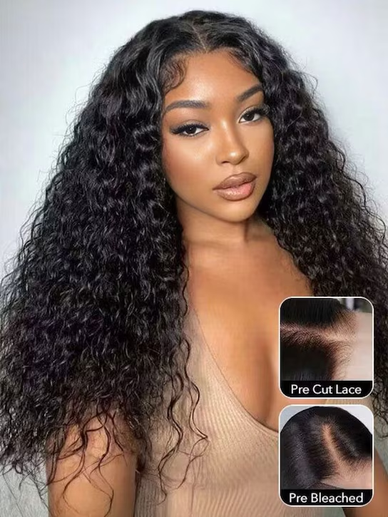 
    BOGO | Nadula 7x5 Invisible Knots Water Wave Put On and Go Glueless Lace Wig Natural Hairline For Special Offer