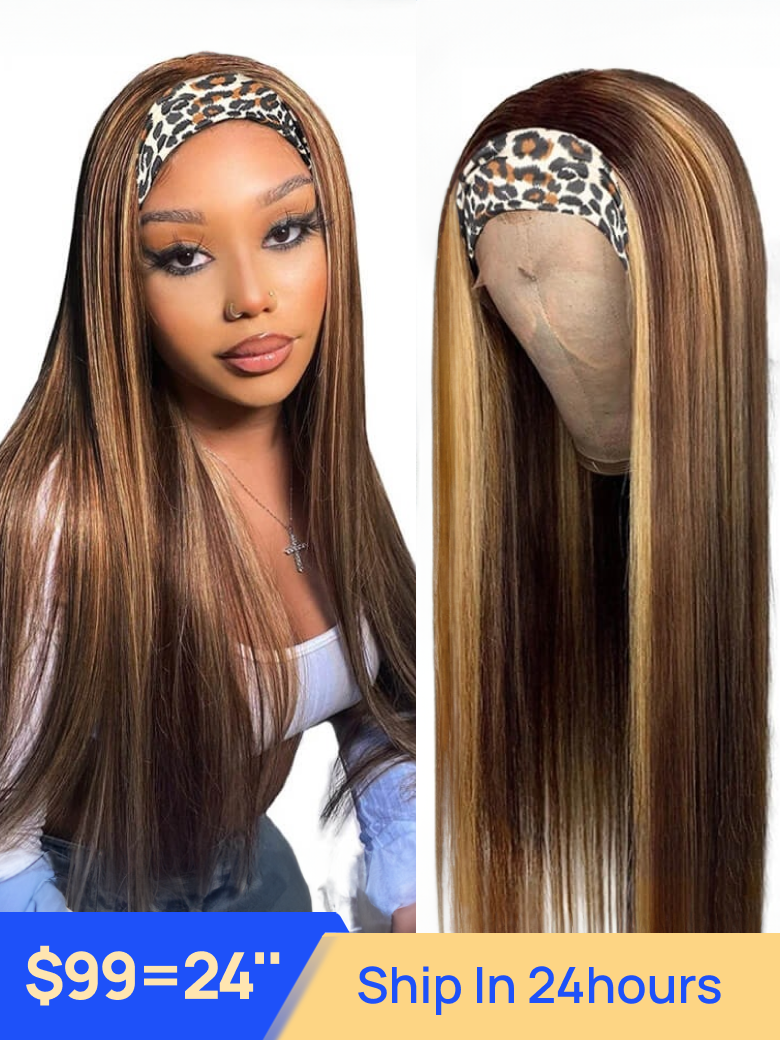 $99=24'' | Nadula Flash Sale Blonde Highlight Straight Hair Wig