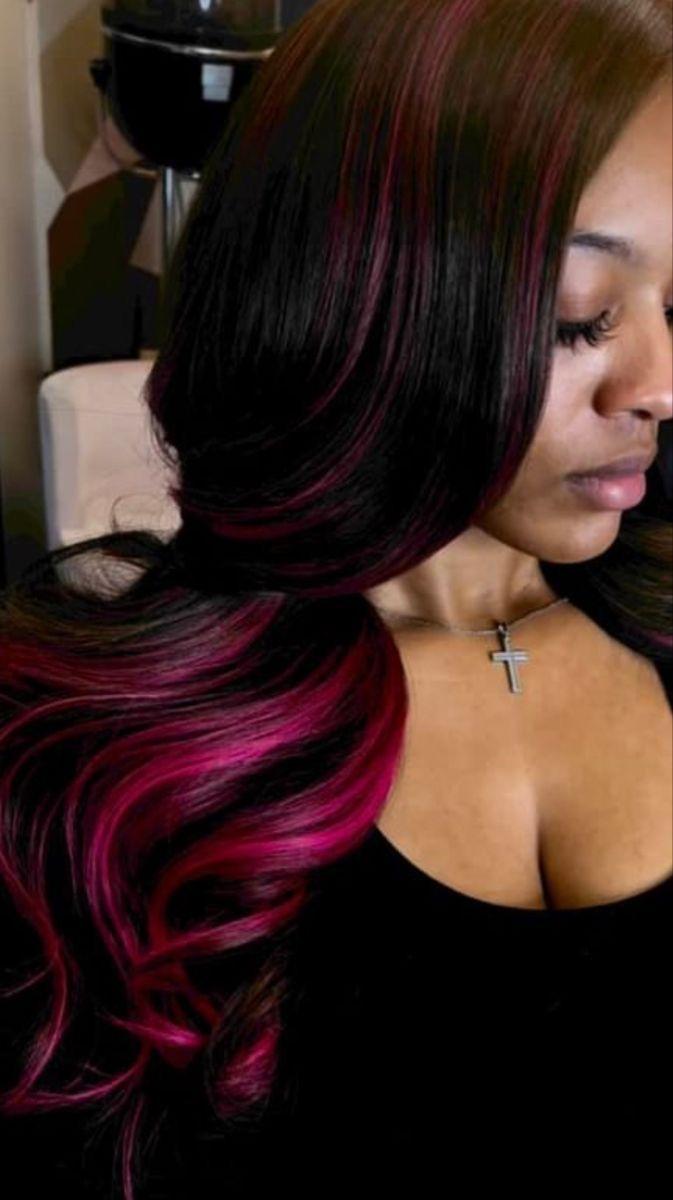 
    Nadula 7x5 Bye Bye Knots Loose Wave Wig Burgundy Highlight Closure Wig 150% Density Pre-sale