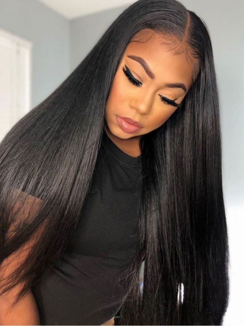 Nadula 13x4 Pre everything Transparent HD Lace Frontal Wig with3