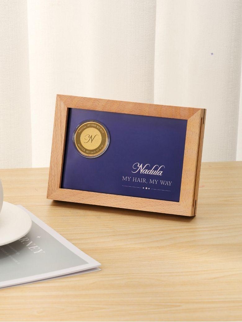 Nadula Free Gift Commemorative Coins of Nadula brand with Photo Frame Display Stand