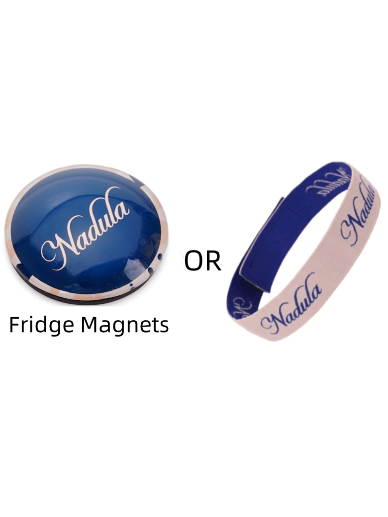 Nadula Free Gift Customized Gifts One Fridge Magnet Or 1PC Elastic Hairband Random