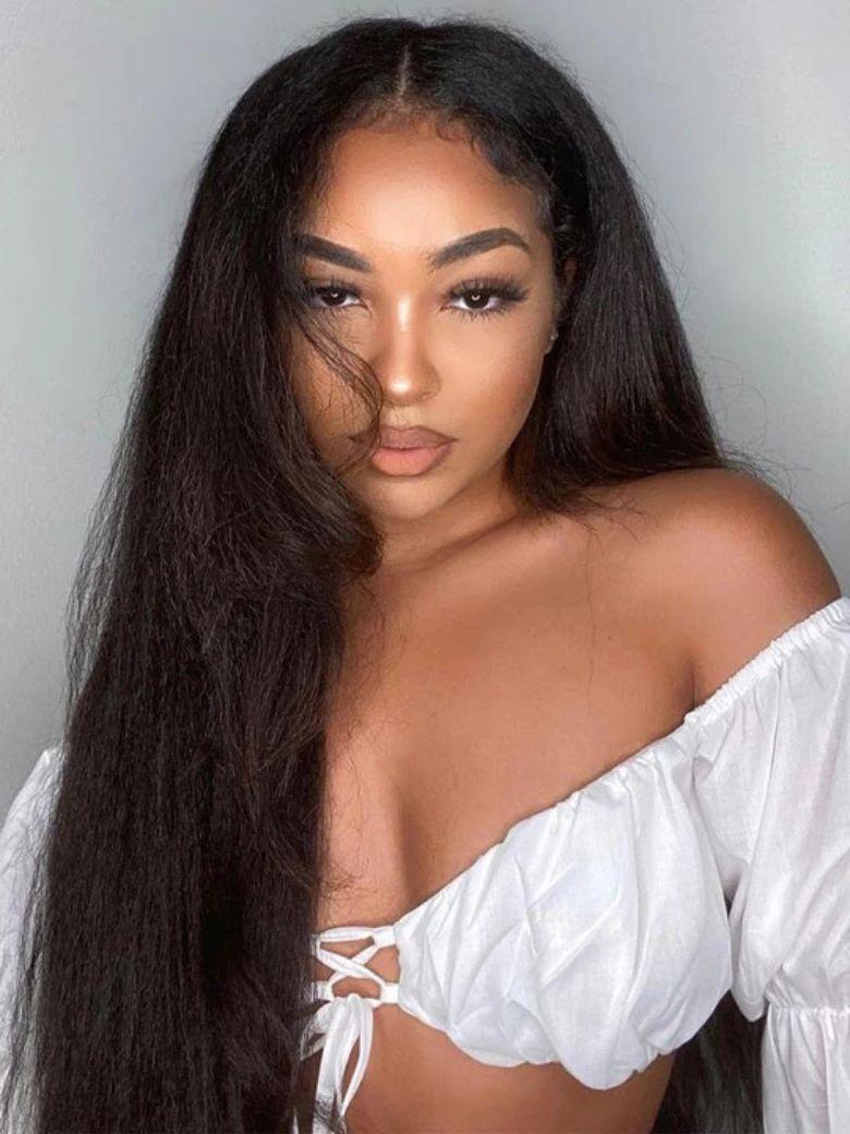 
        Nadula Wholesale Best Kinky Straight And Yaki Straight Hair Weave 3 Bundles Virgin Human Hair Extensions Cheap Remy Hair    