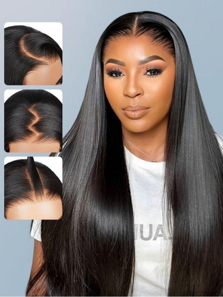 
        Nadula Bye Bye Knots Wig | 7x5 Pre-Bleached Invisible Knots And 5x5 HD Lace Straight Glueless Wig    