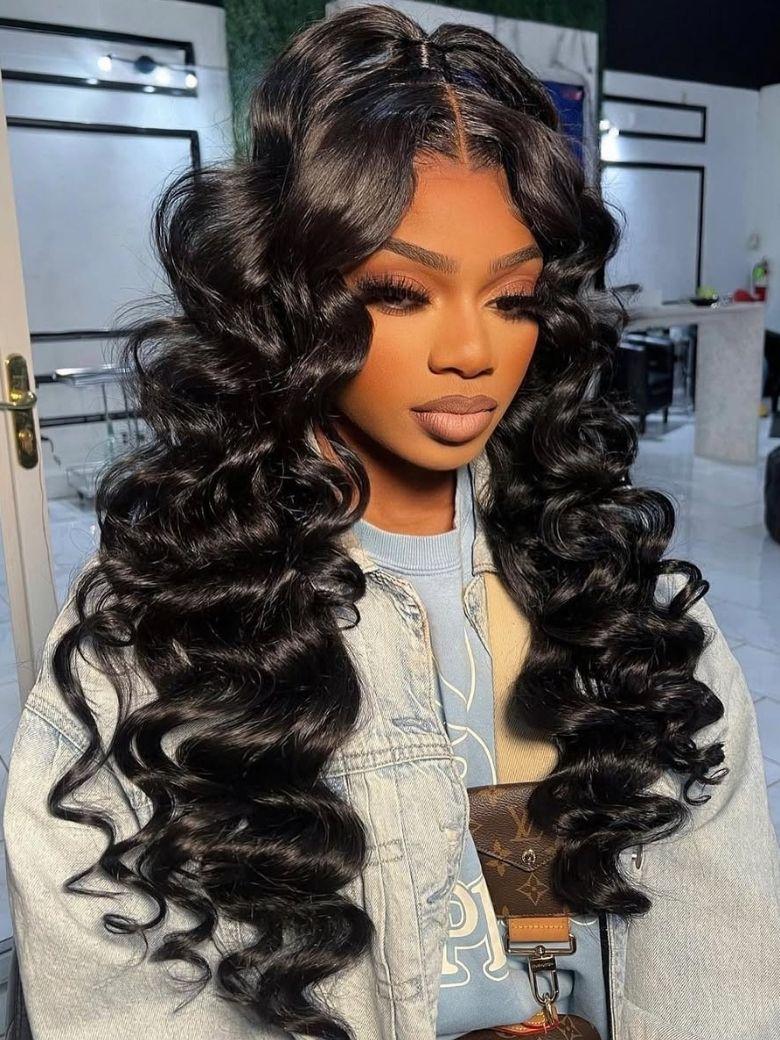Nadula Pre everything™ 13x4 Transparent Lace Frontal Wig Loose Deep3