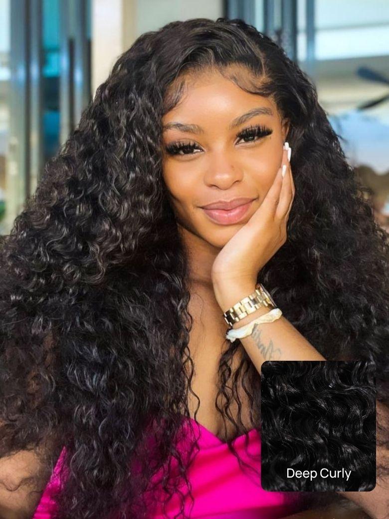 Nadula Virgin Hair Messy Curly Indian Infinity Deep Curly Hair Human Hair Weavy 1 Bundle Free Shipping