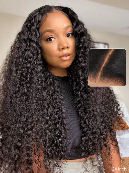 $1 Get 2nd Wig | Nadula Flash Sale 7x5 Byebye Knots Invisible Lace Water Wave Put On And Go Human Hair Wigs 180% Density