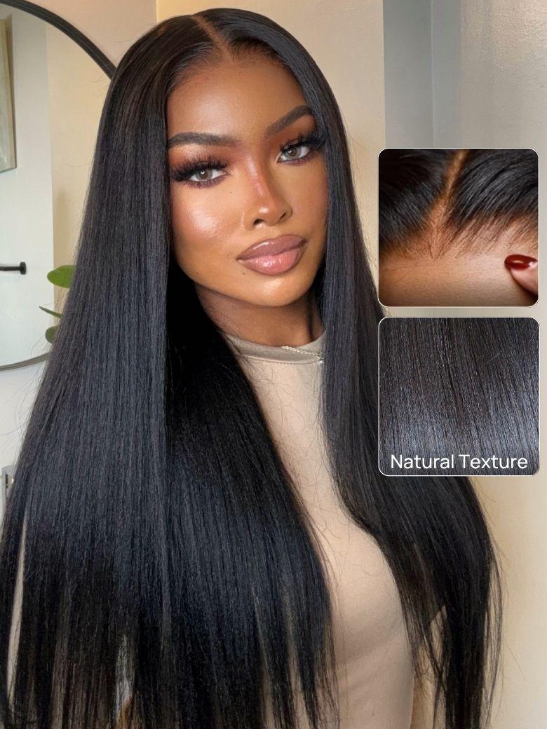 Nadula 13x6 Pre-Everything Wig | Yaki Straight Kinky Edges Crystal2