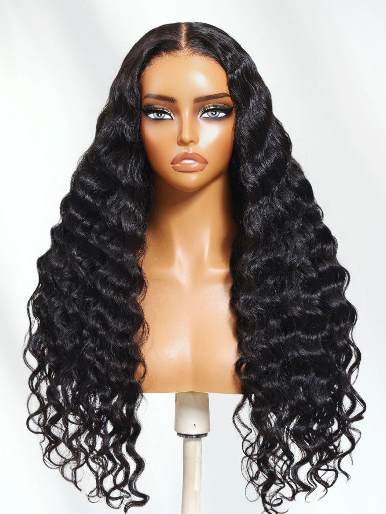 
    Nadula 7x5 Bye Bye Knots Natural Wavy And Loose Water Wave Wig Put On And Go Glueless Wig with Invisible Drawstring