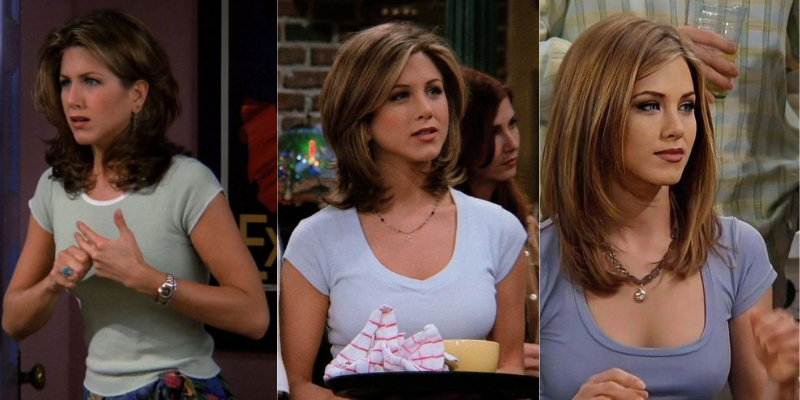 Rachel Green's hair season 1-3