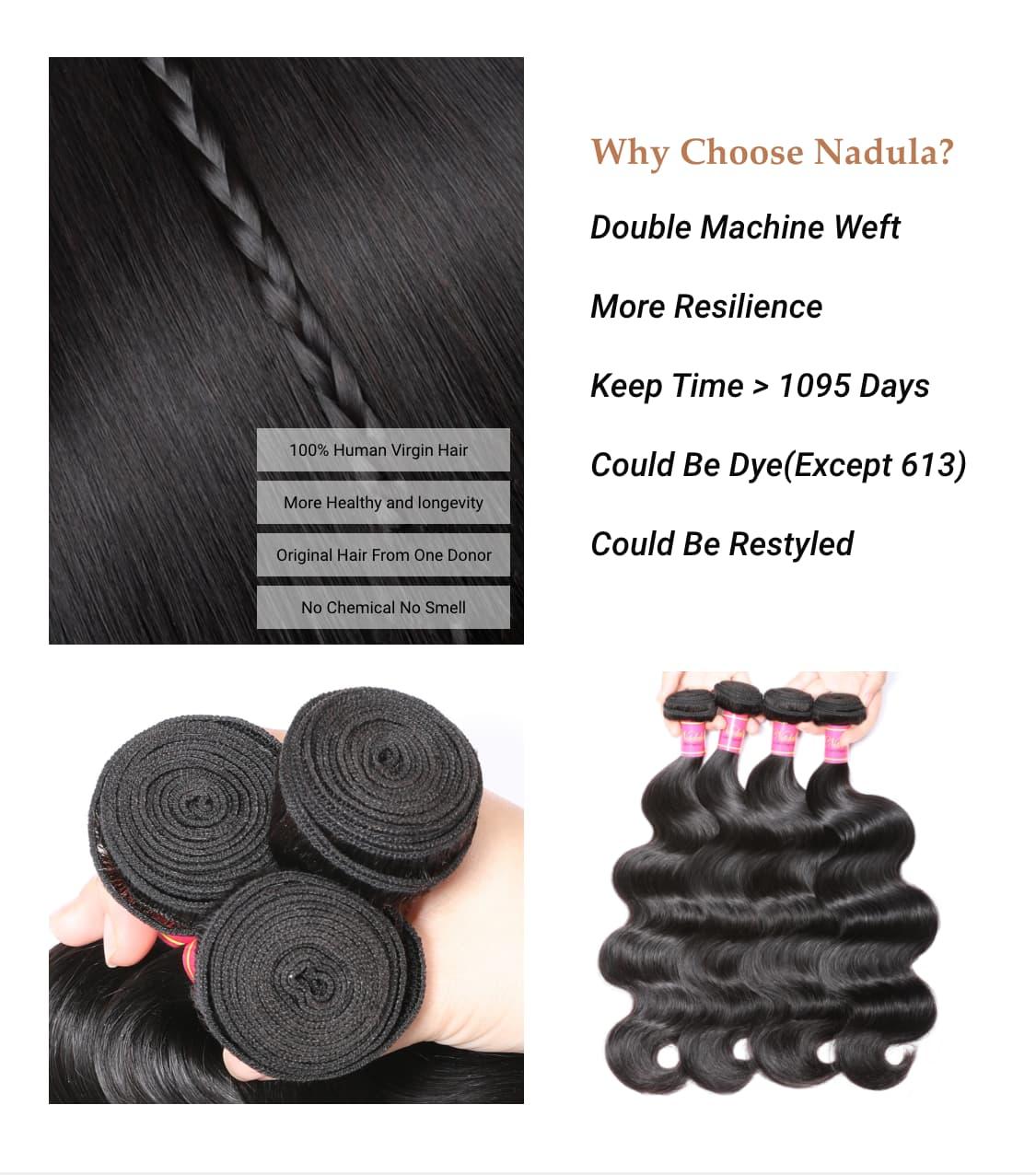 
        Nadula Wholesale Best Kinky Straight And Yaki Straight Hair Weave 3 Bundles Virgin Human Hair Extensions Cheap Remy Hair    
