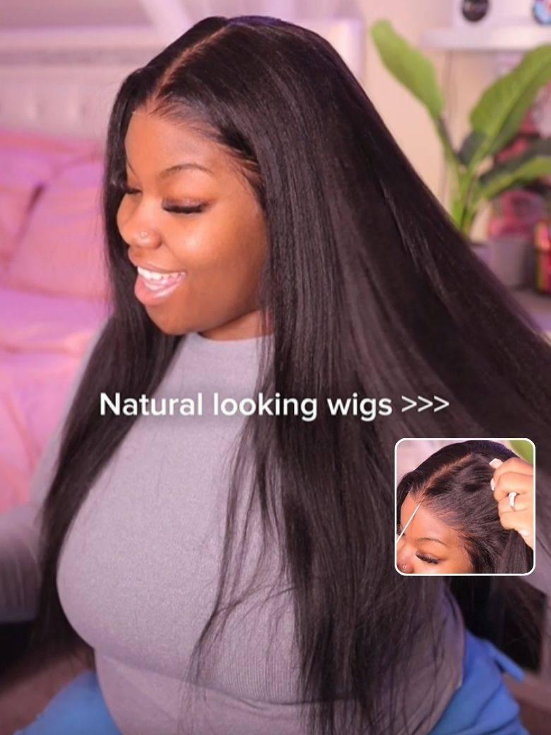 Nadula Flash Sale Yaki Straight Wig 7x5 Bye Bye Knots
