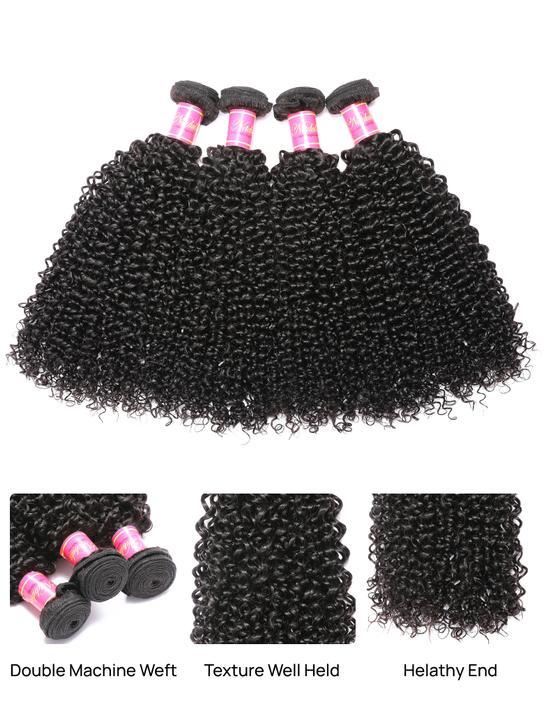 kinky curly human hair