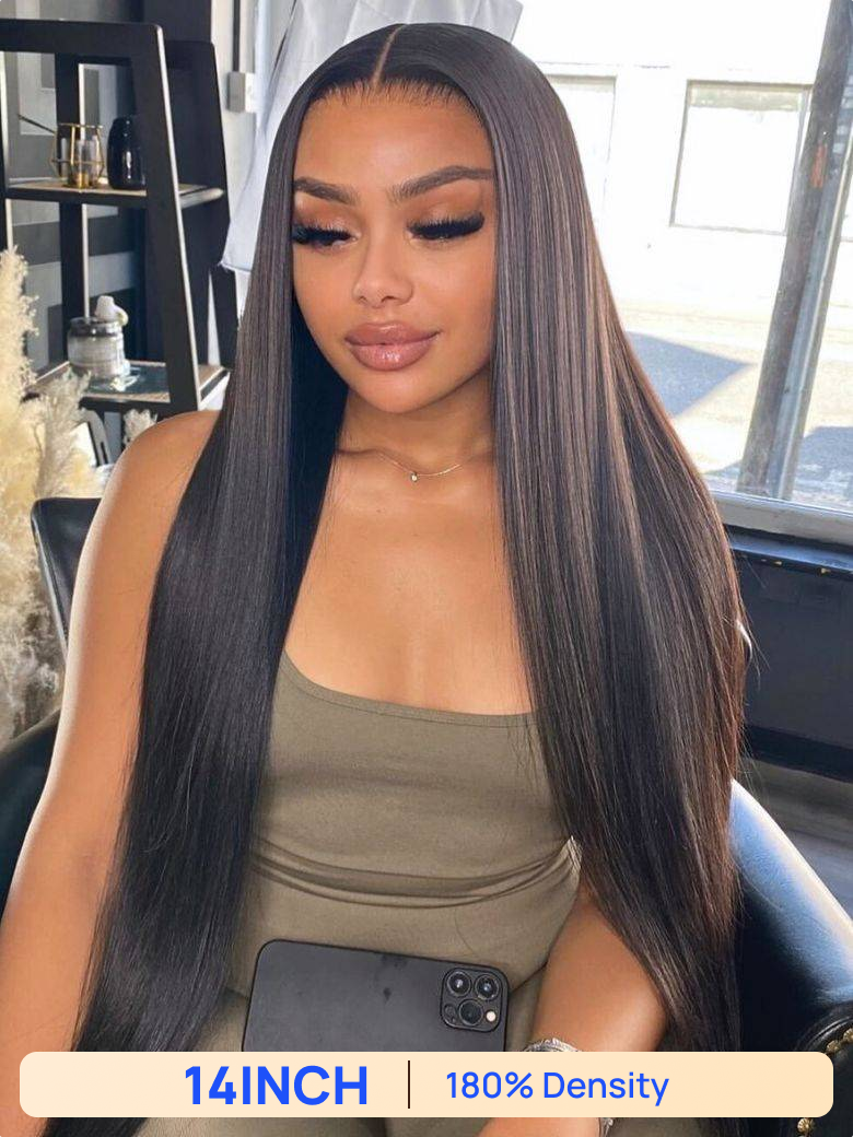 BOGO Free | Nadula 14 Inch Straight Hair 4x0.75 T