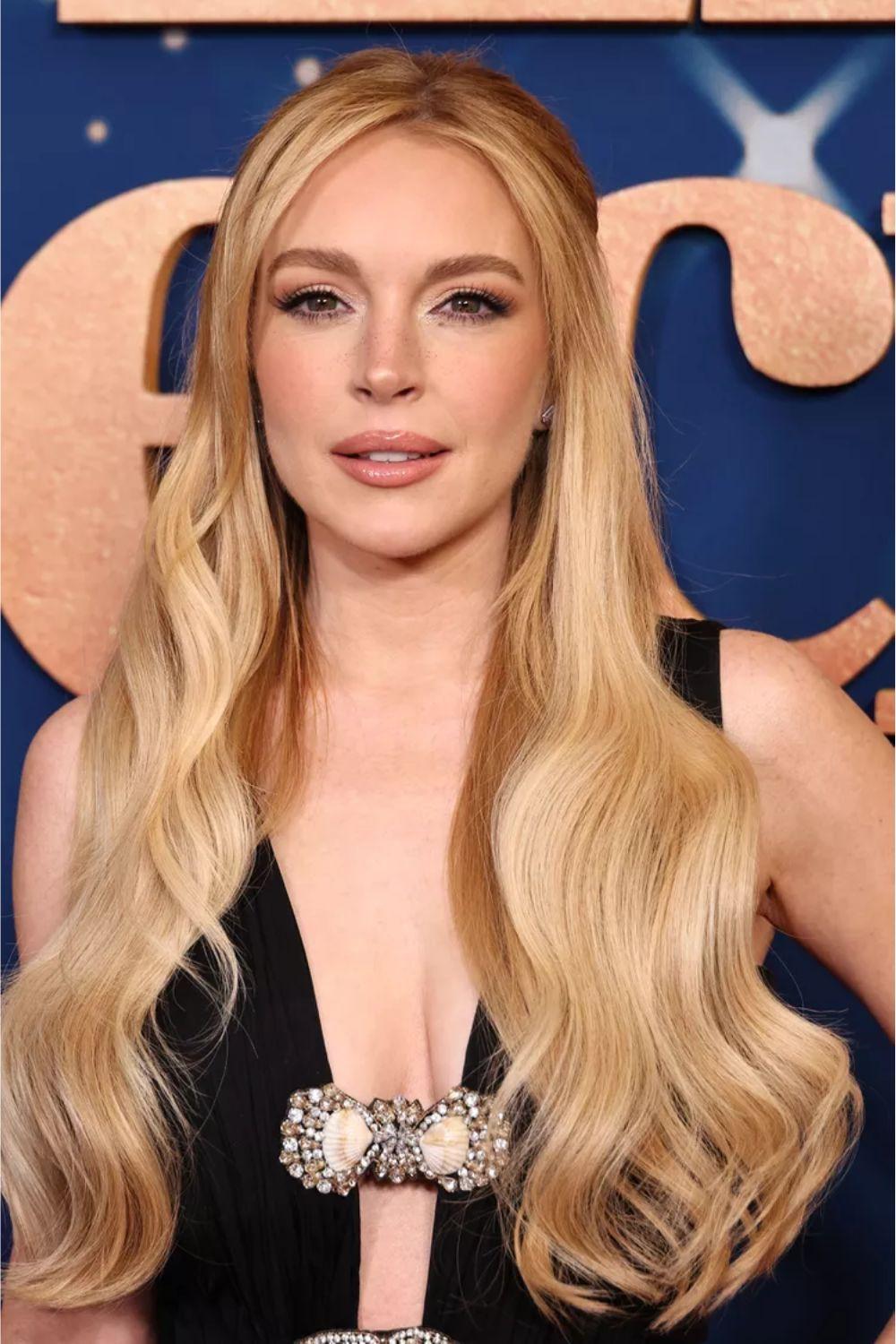 Lindsay Lohan Honey Blonde Hair