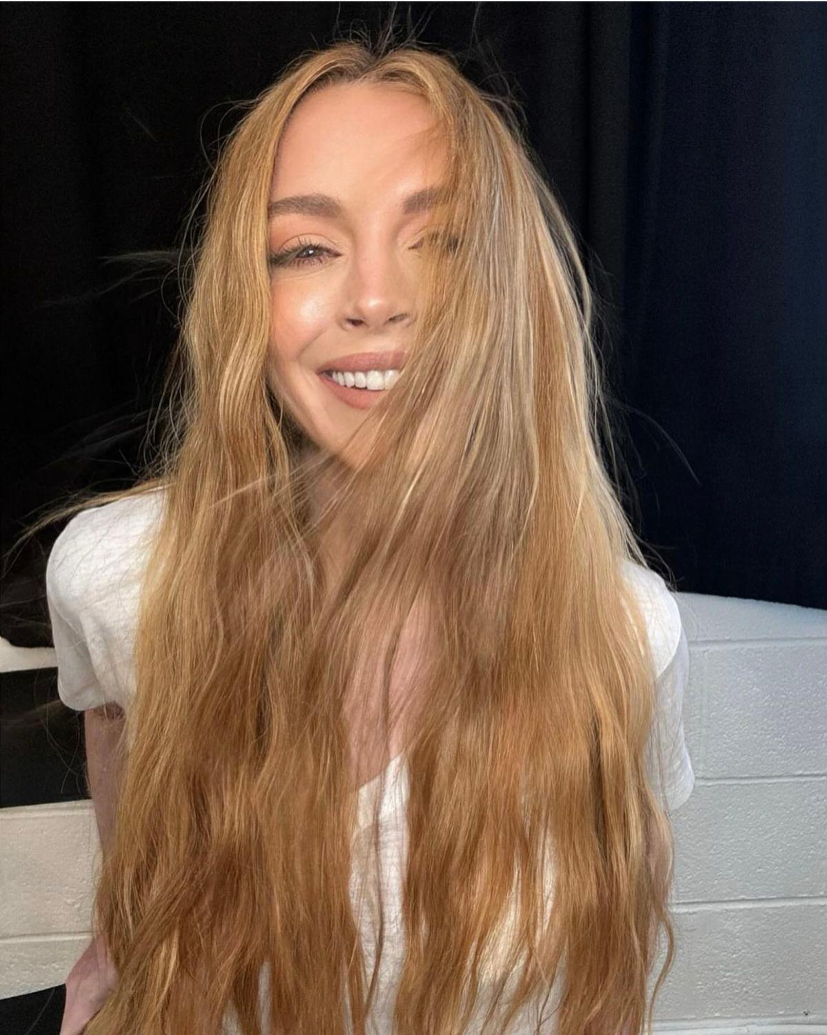 Lindsay Lohan Copper Hair