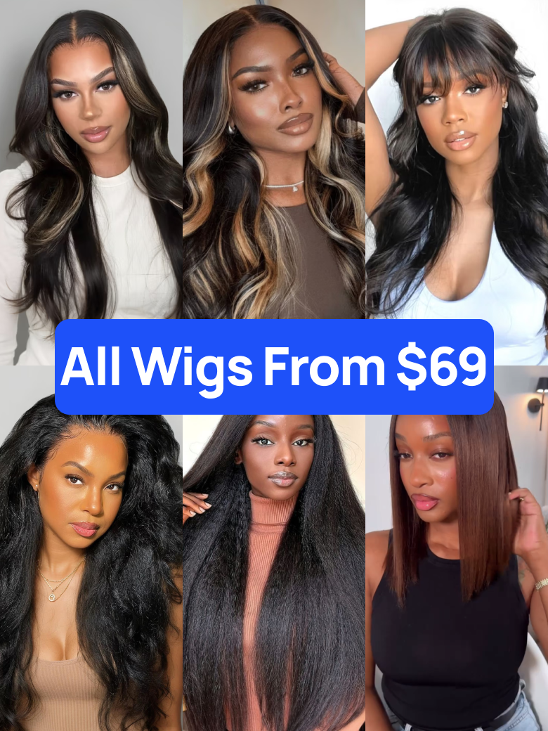 All Wigs $69-$89 | Nadula Flash Sale Hot Selling Wigs Put on and Go Beginner Friendly Wigs Glueless Human Hair Wigs