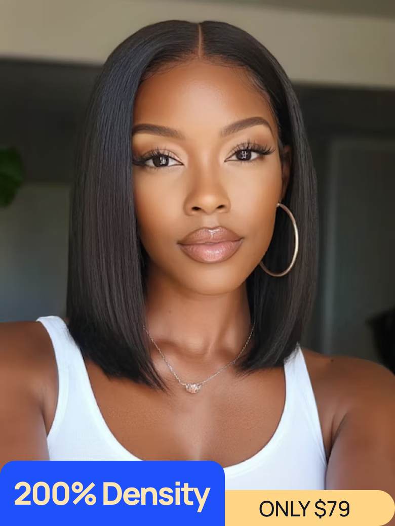 Nadula Flash Sale Silky Blunt Cut Glueless 2x6 And 4x4