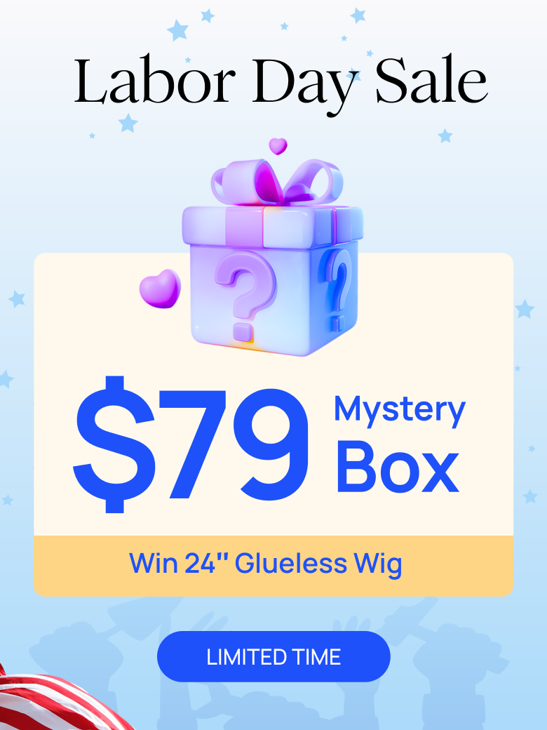 Nadula $79 Mystery Box Win 24 Inch 7*5 Byebye Knots Wig Value $180-$350 Special Offer