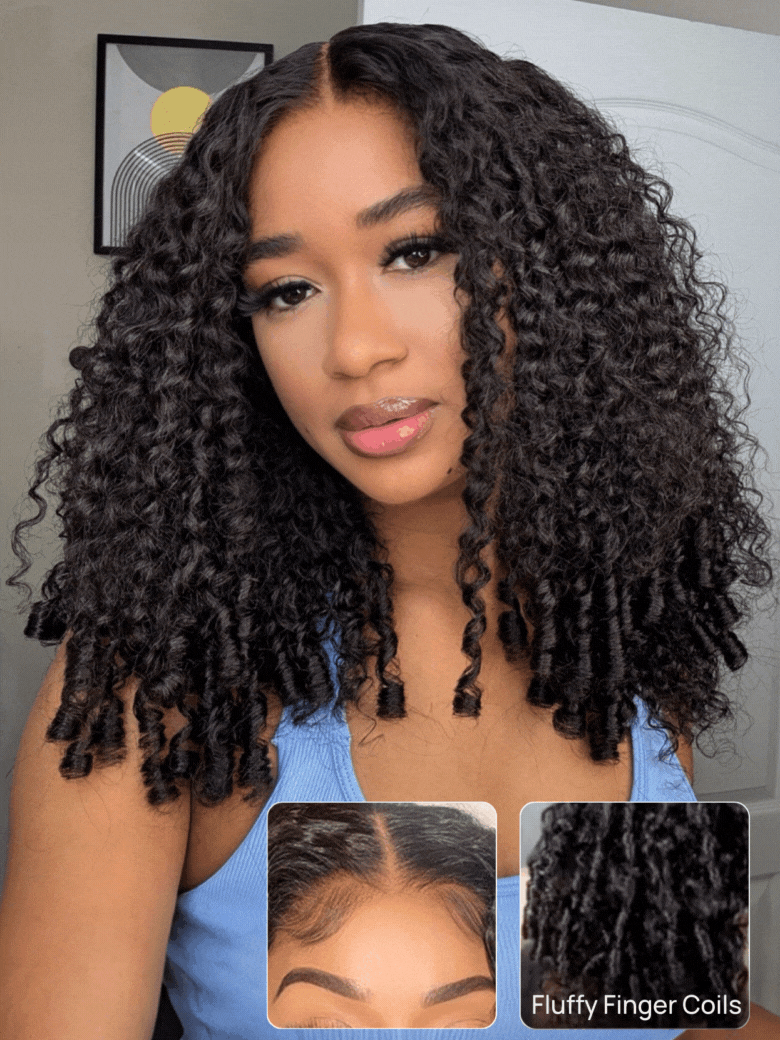 Nadula 7x5 Bye Bye Knots Spiral Curls Water Curly Wig