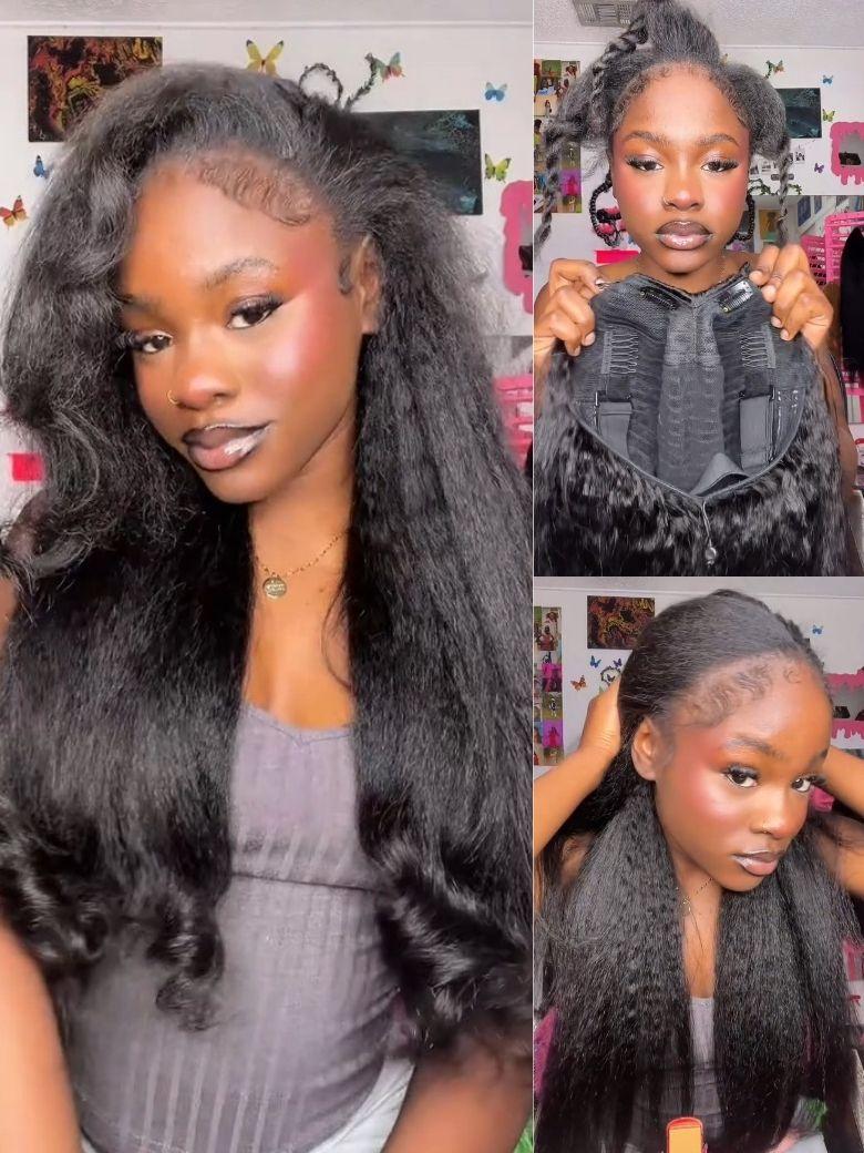 Nadula V-Part Yaki Straight And Kinky Straight Upgrade U Shape