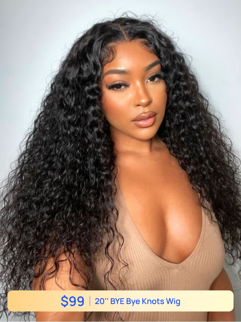 Nadula Flash Sale Water Wave Hair Wigs 7x5 Bye Bye Knots Pre-Bleached Glueless Human Hair Wigs