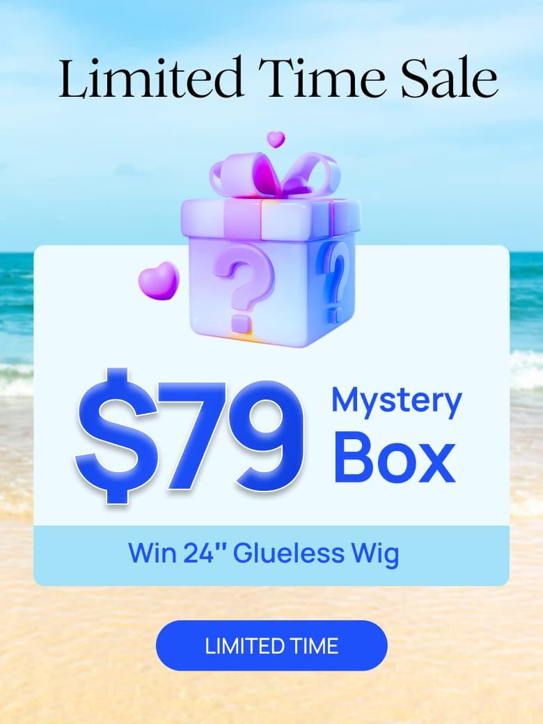Nadula $79 Mystery Box Win 24 Inch 7*5 Byebye Knots Wig Value $180-$350 Special Offer