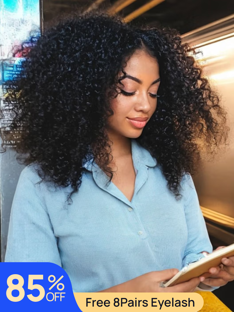 Nadula Flash Sale Kinky Curly Hair 7x5 Byebye Knots Wig