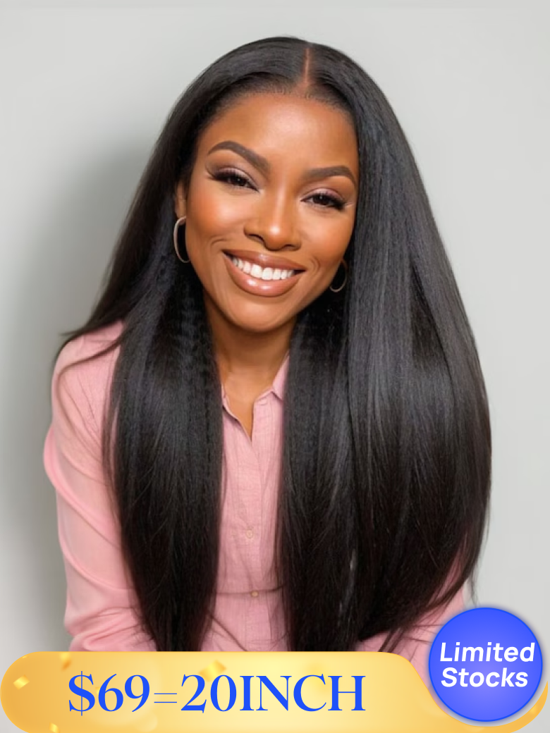 Nadula Flash Sale Kinky Straight Wigs Affordable U & V