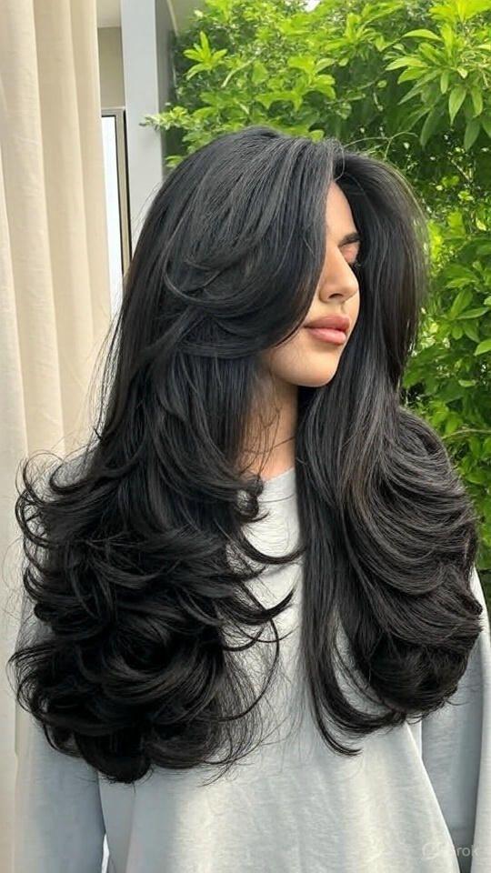 Long Butterfly Haircut