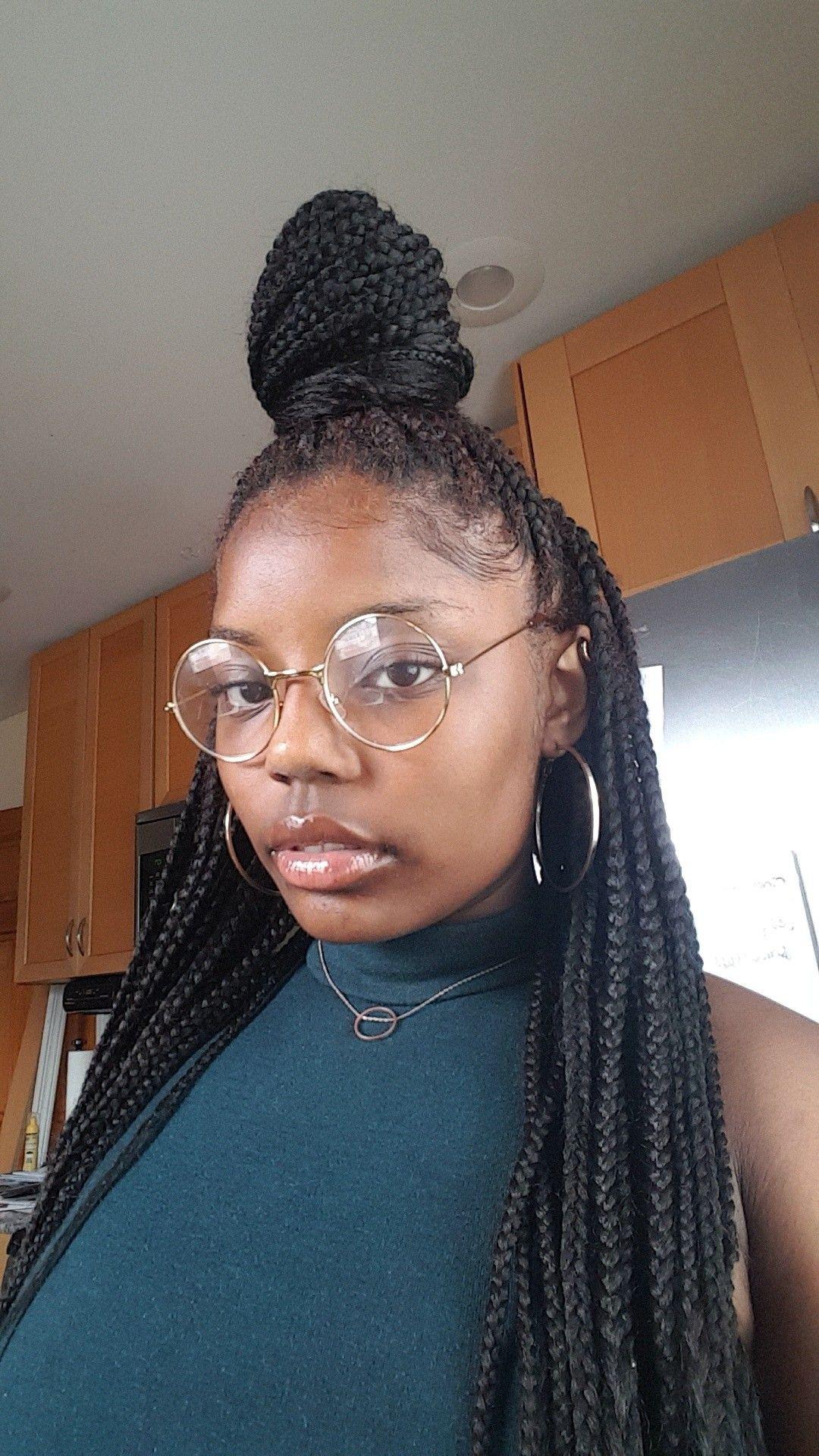 Braided Half-up Bun