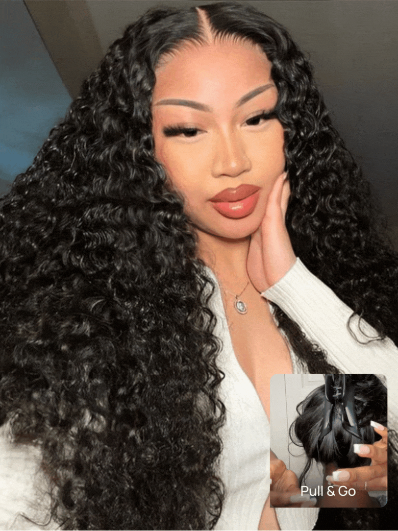 Nadula 7x5 Byebye Knots Mixed Curls Deep Wave and Jerry