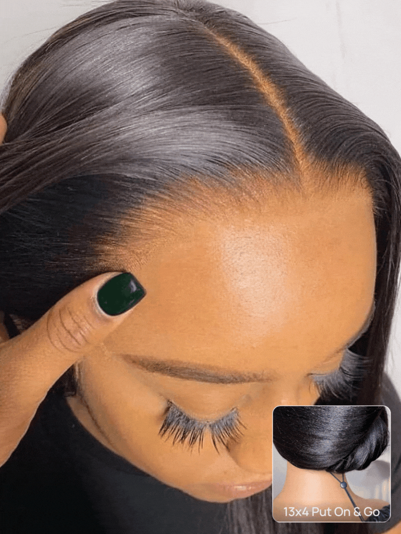 Nadula 13x4 Pre Everything Silky Straight Lace Front Wig Pre-Bleached