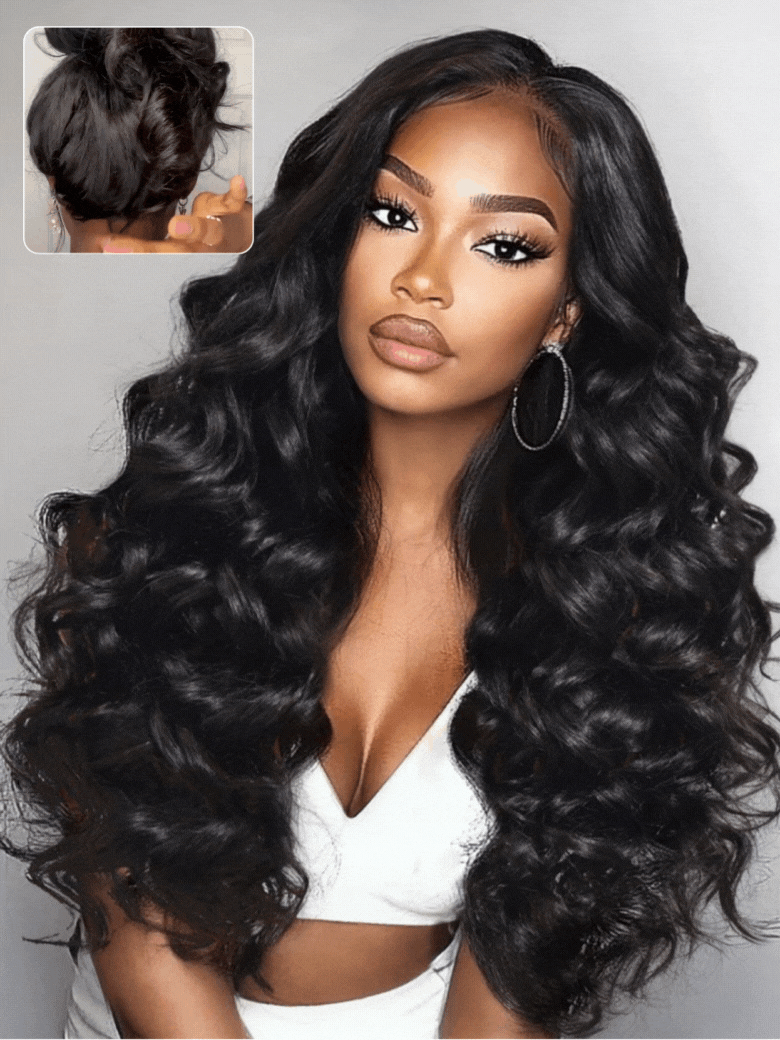 Nadula 7x5 Byebye Knots Wig Soft Glam Waves Loose Bouncy