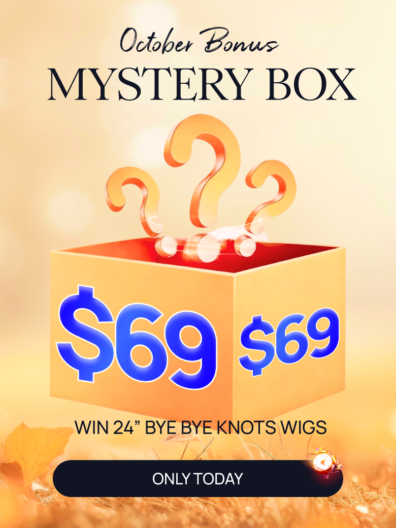 Nadula $69 Mystery Box Win 24 Inch Bye-Bye knots Wig