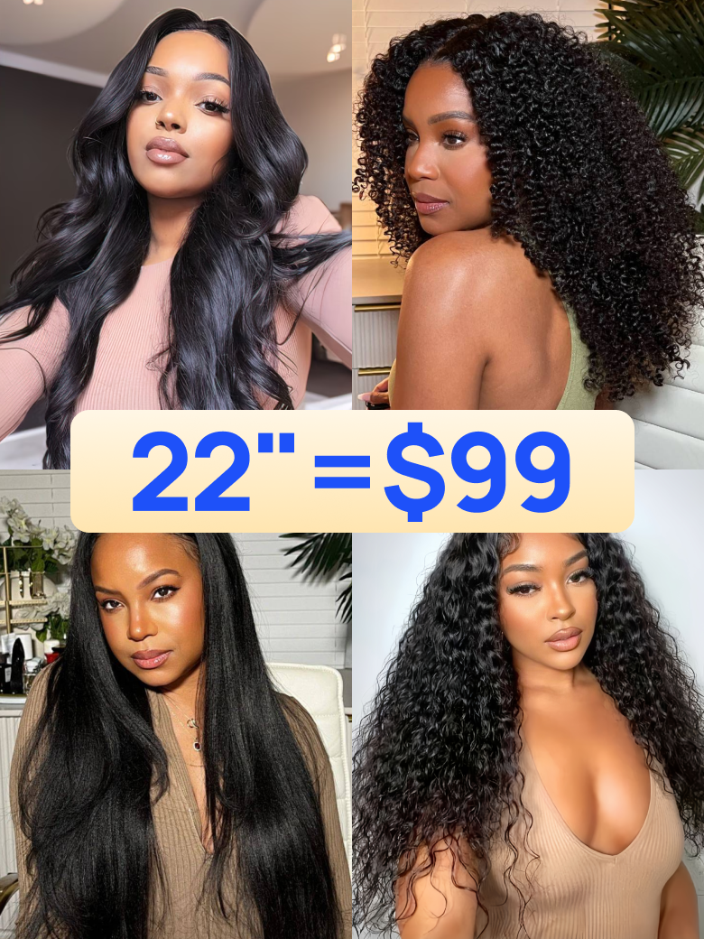 $99=22 INCH | Limited Stocks | Nadula Flash Sale Hot Selling Wigs Put On And Go Glueless Human Wigs Beginner Friendly