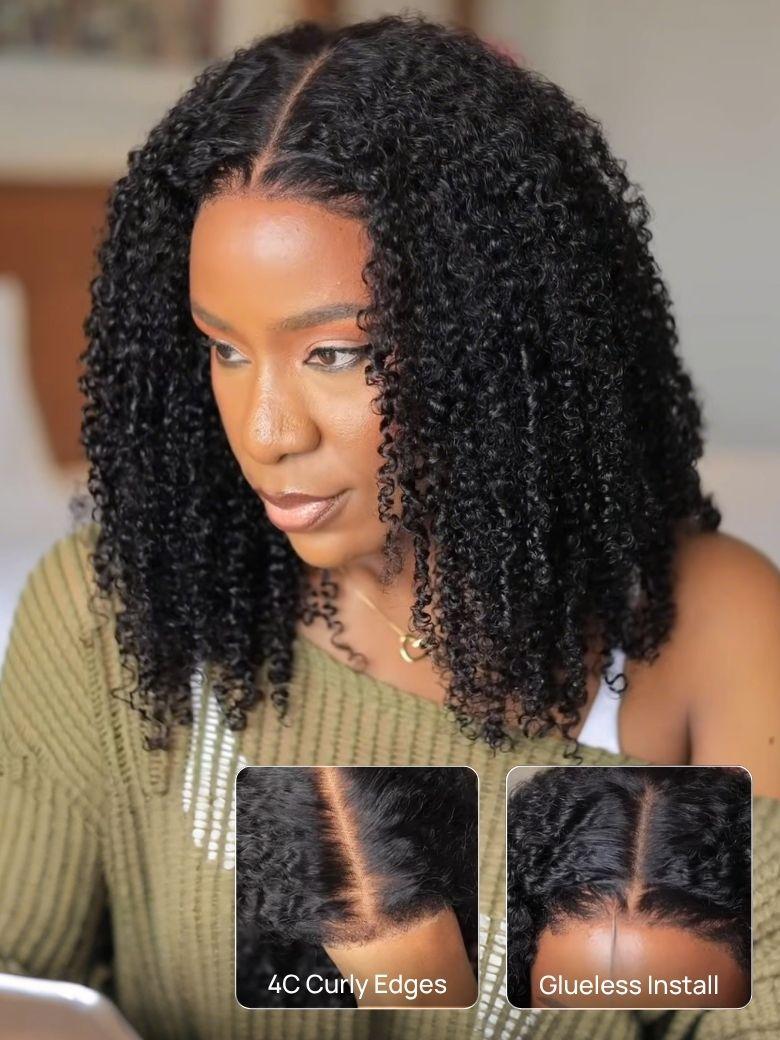 Nadula 7x5 Bye Bye Knots Kinky Curly Wig with Curly