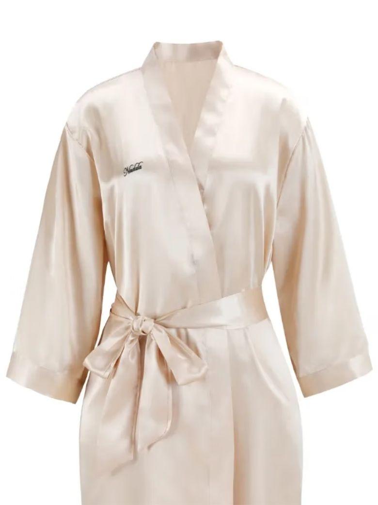 Nadula Free Gift Silk Nightgown Robe Intimate Lingerie Special For Order Over $169