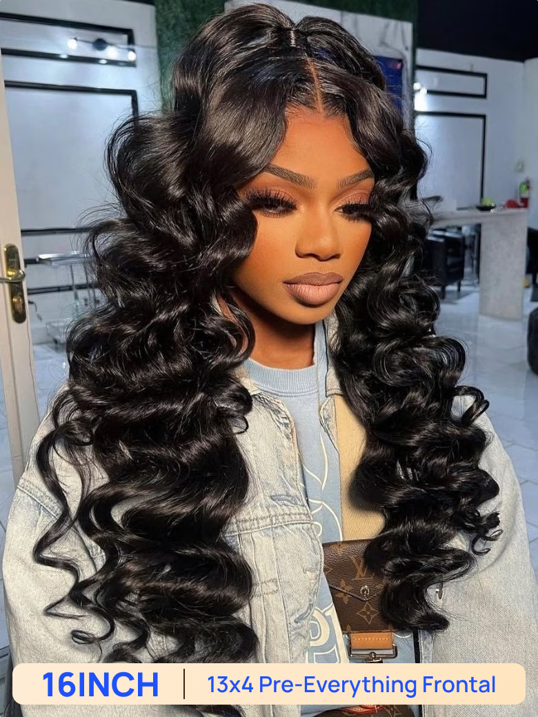 BOGO Free | Nadula Flash Sale 13x4 Lace Frontal Wig Loose Deep Wave Human Hair Wigs